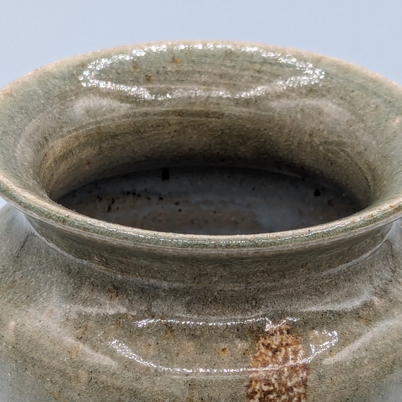 Turn and Burn Pottery Seagrove NC D. Triece Vase - Picture 7 of 9